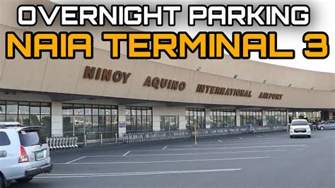 naia terminal 3 overnight parking rates